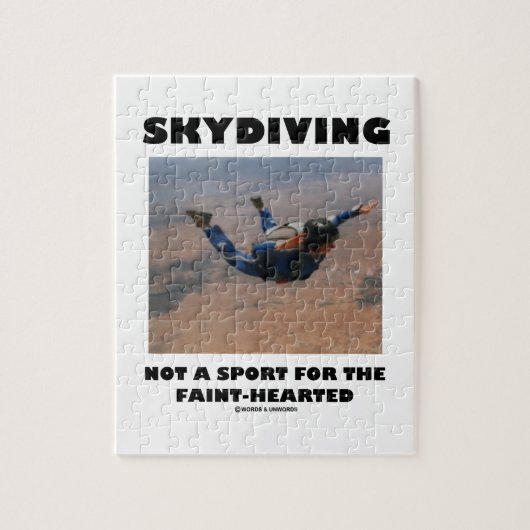 Skydiving is geen sport voor de verhitte legpuzzel (Verticaal)