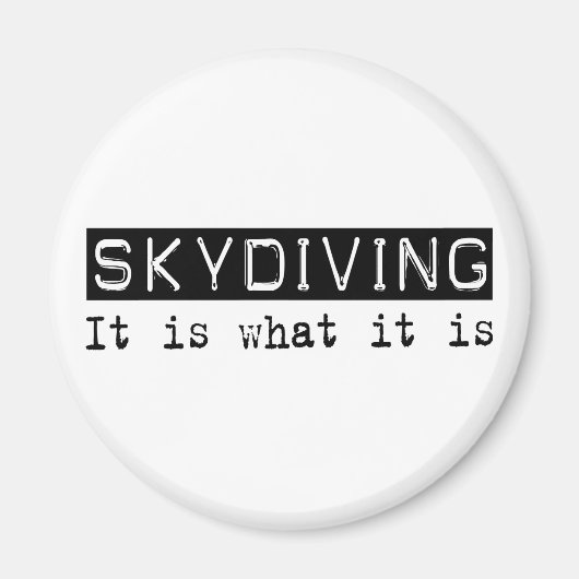 Skydiving is magneet (Voorkant)
