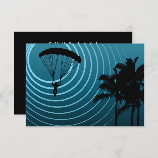 skydiving kaart (Voorkant / Achterkant)