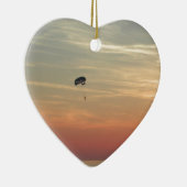 Skydiving Keramisch Ornament (Rechts)