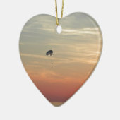 Skydiving Keramisch Ornament (Links)