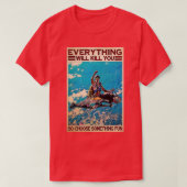 Skydiving Kies iets anders T-shirt (Design voorkant)