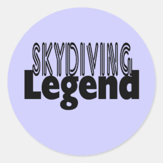 Skydiving Legend Ronde Sticker