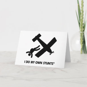 Skydiving Mijn Eigen Stunts Feestdagen Kaart