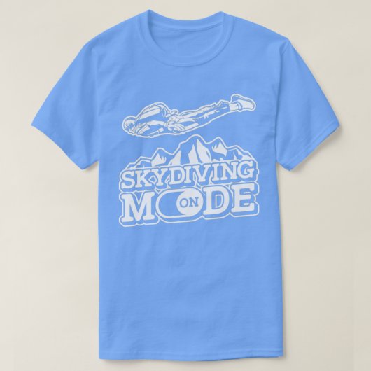 Skydiving Mode on parachuting Paratrooper Airman S T-shirt (Design voorkant)