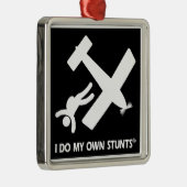 Skydiving My Ewn Stunts Metalen Ornament (Rechts)