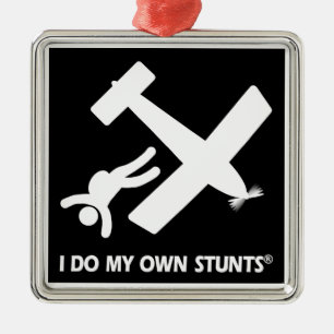 Skydiving My Ewn Stunts Metalen Ornament