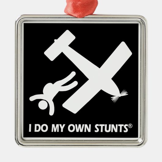 Skydiving My Ewn Stunts Metalen Ornament (Voorkant)