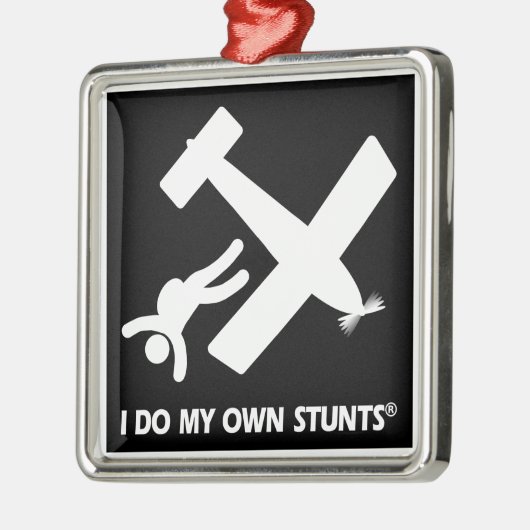 Skydiving My Ewn Stunts Metalen Ornament (Links)
