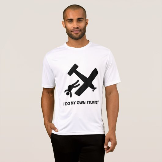 Skydiving My Ewn Stunts T-shirt (Voorkant volledig)