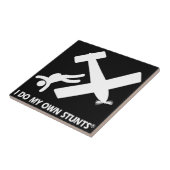 Skydiving My Ewn Stunts Tegeltje (Zijkant)