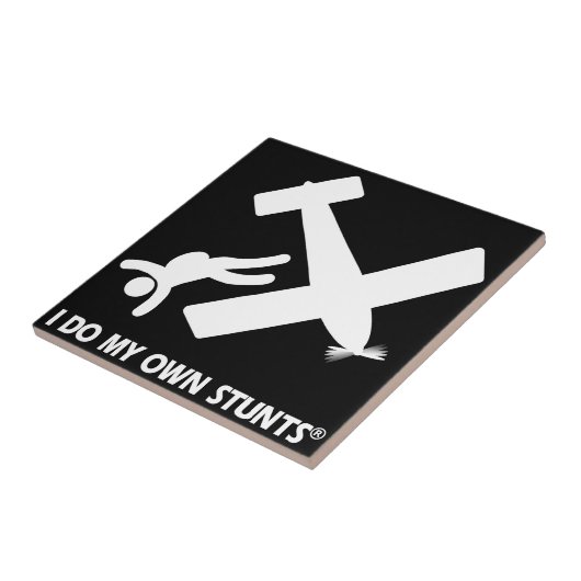 Skydiving My Ewn Stunts Tegeltje (Zijkant)