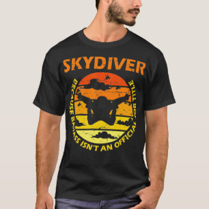 Skydiving Parachute Design voor een Skydiver T-shirt