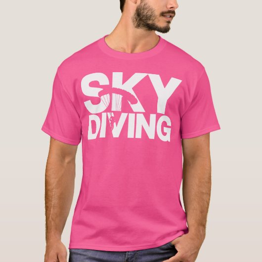 Skydiving Parachute T-shirt (Voorkant)