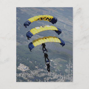 Skydiving Parachutes Briefkaart