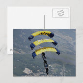 Skydiving Parachutes Briefkaart (Voorkant / Achterkant)