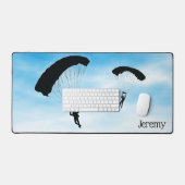 Skydiving Parachutespringen Ontwerp Bureaumat (Keyboard & Muis)