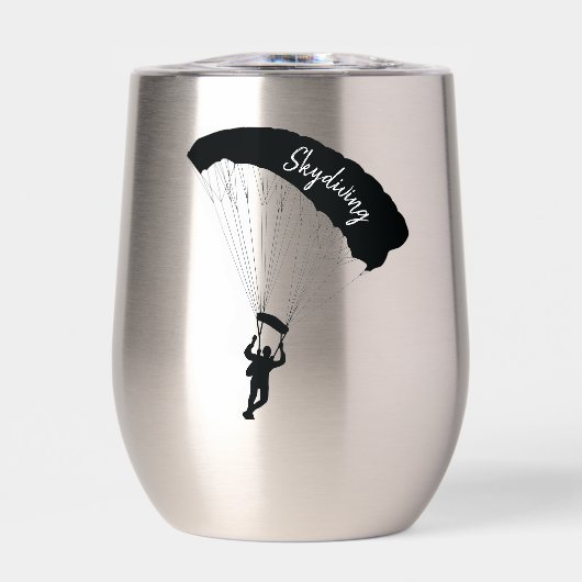 Skydiving Parachutespringen Ontwerp Thermische Wij (Voorkant)