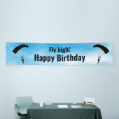 Skydiving Parachuting Design Banner (Beurs)