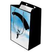 Skydiving Parachuting Design Gift Bag Medium Cadeauzakje (Achterkant Gekanteld)