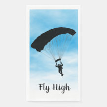 Skydiving Parachuting Design Guest Towel