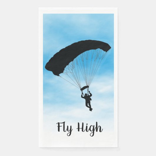 Skydiving Parachuting Design Guest Towel Servet (Voorkant)