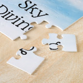 Skydiving Parachuting Design Jigzaag Puzzle Legpuzzel (Zijkant)