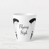 Skydiving Parachuting Design Latte Cup Latte Mok (Voorkant)