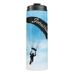 Skydiving Parachuting Design Thermal Tumbler Thermosbeker