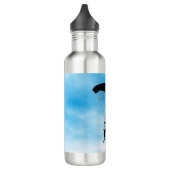 Skydiving Parachuting Design Water Bottle Waterfles (Links)