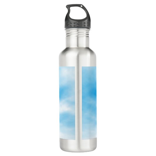 Skydiving Parachuting Design Water Bottle Waterfles (Achterkant)
