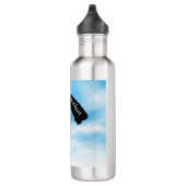 Skydiving Parachuting Design Water Bottle Waterfles (Rechts)