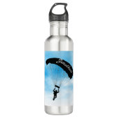 Skydiving Parachuting Design Water Bottle Waterfles (Voorkant)