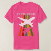  Skydiving Parachuting Retro Skydiver 3 T-shirt (Design voorkant)