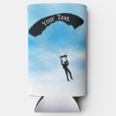 Skydiving Parachuting Seltzer Koelbox Blikjeskoeler (Voorkant)