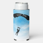 Skydiving Parachuting Seltzer Koelbox Seltzer Blikjeskoeler (Seltzer Achterkant)
