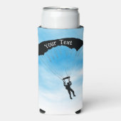 Skydiving Parachuting Seltzer Koelbox Seltzer Blikjeskoeler (Seltzer Voorkant)