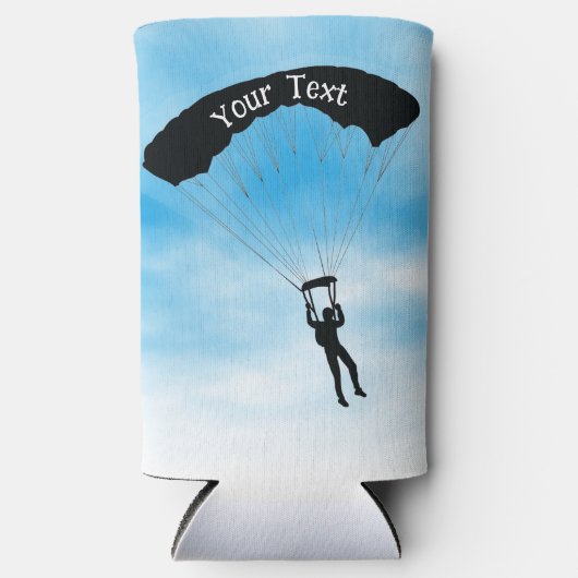 Skydiving Parachuting Seltzer Koelbox Seltzer Blikjeskoeler (Voorkant)