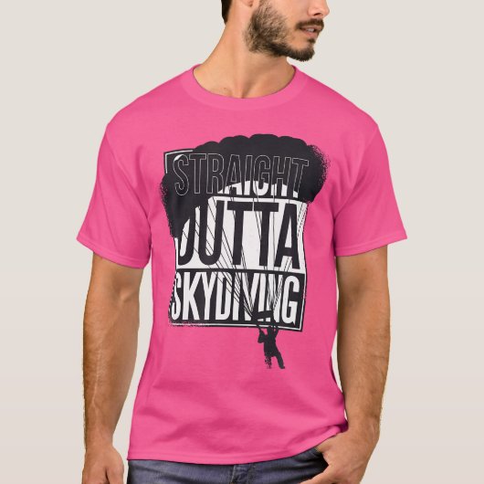 Skydiving Parachuting Skydive Kleding T-shirt (Voorkant)