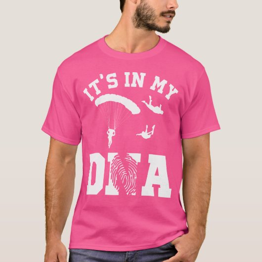 Skydiving Parachuting Skydive Skydiver T-shirt (Voorkant)