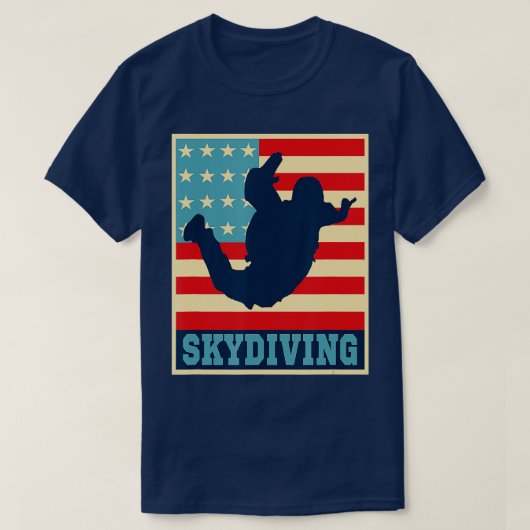 Skydiving Parachuting Skydive T-shirt (Design voorkant)