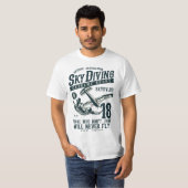 Skydiving Parachuting Skydive Tee Skydiver  T-shirt (Voorkant volledig)
