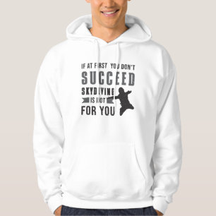 Skydiving Parachuting Skydiver Funny Gift Idea Hoodie