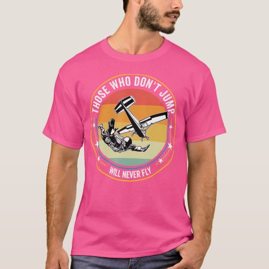 Skydiving Parachuting T-shirt (Voorkant)