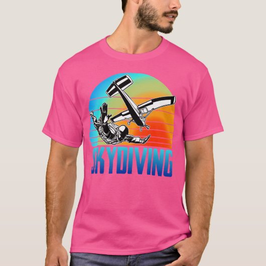 Skydiving Parachuting T-shirt (Voorkant)