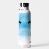 Skydiving Parachuting Thor Copper Vacuum geïsoleer Waterfles (Rechts)