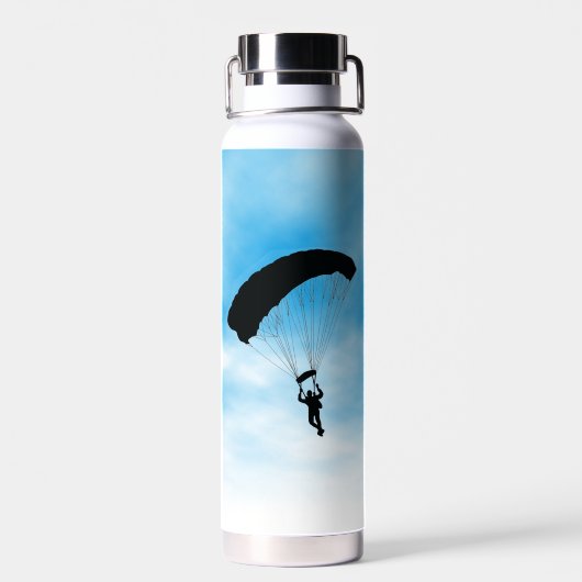 Skydiving Parachuting Thor Copper Vacuum geïsoleer Waterfles (Achterkant)