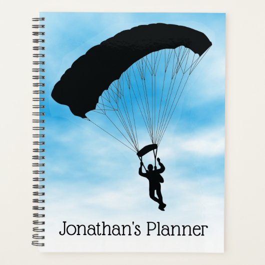 Skydiving Parachuting Weekly/Monthly Planner (Voorkant)