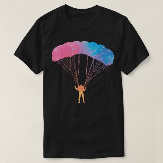 Skydiving Parachutist Wingsuit Sky Diving T-shirt (Design voorkant)