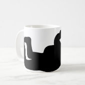 skydiving-pictogram koffiemok (Voorkant links)